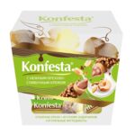 Конфеты «Konfesta» с нежным орехово-сливочным кремом в хрустящей вафле и ореховой обсыпке