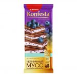 Шоколад молочный с черничной начинкой