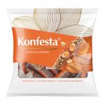 Конфеты «Konfesta» солёная карамель в хрустящей вафле и ореховой обсыпке
